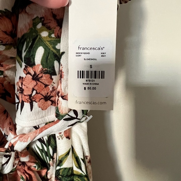 Vida One Shoulder Floral Romper - Picture 3 of 3